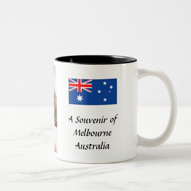 Souvenir Mugg-Melbourne, Australien Två-Tonad Mugg (Höger)