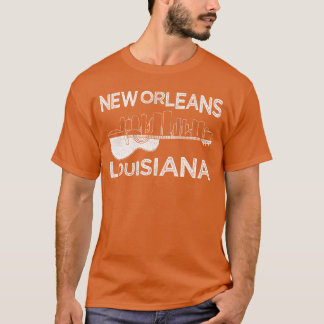 Souvenir New Orleans Gitarrmusik Louisiana New Or T Shirt