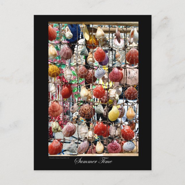 souvenir-snäckorna på Paphos Cypern Vykort (Framsida)