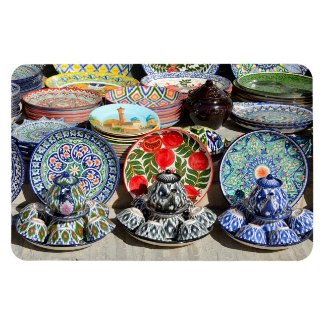 Souvenirer från Uzbekistan Magnet (Horisontell)