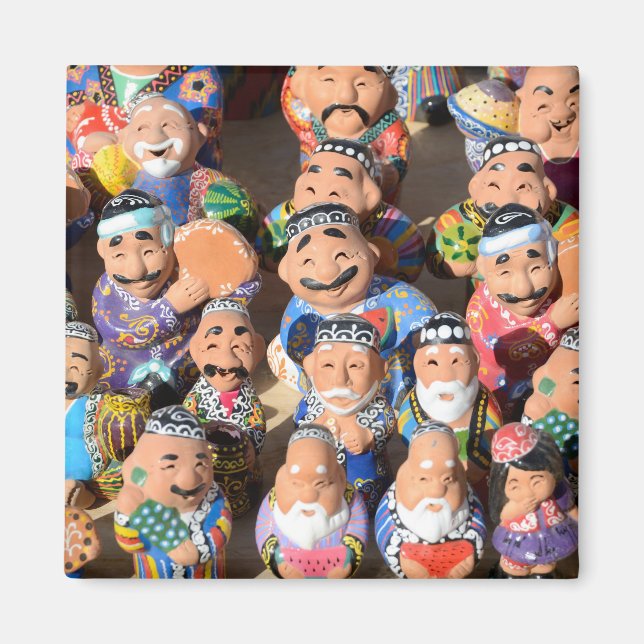 Souvenirerna i Uzbekistan Magnet (Framsidan)
