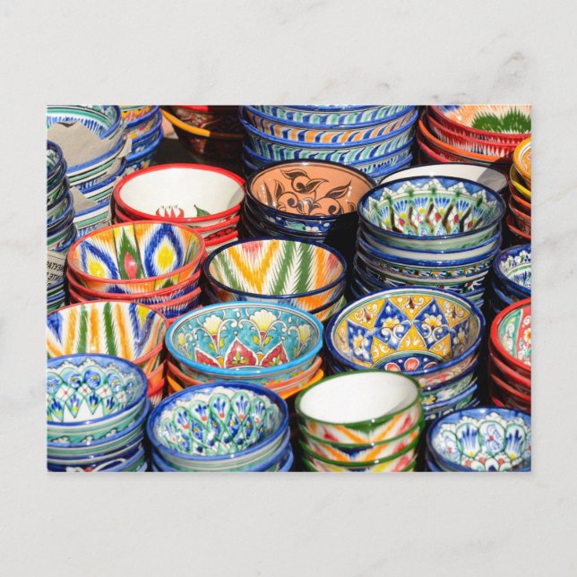 Souveniri i Uzbekistan Vykort (Framsida)