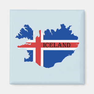 Souvenirmagnet från island magnet