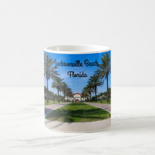 Souvenirmugg av den Jacksonville stranden, Florida Kaffemugg