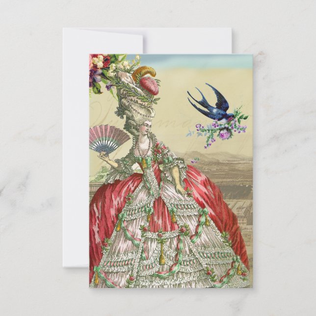 Souvenirs de Versailles osa Kort (Framsida)