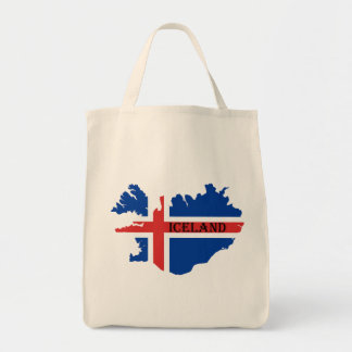 Souvenirshopping bag med kartan och flagga av tygkasse