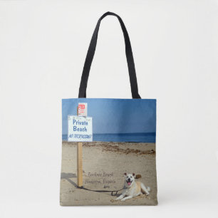 Souvenirtotot hänger lös av Hampton, Virginia Tygkasse
