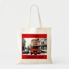 Souvenirtotot hänger lös från London England Tygkasse
