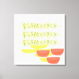 souvlaki greek food-målning konst canvastryck