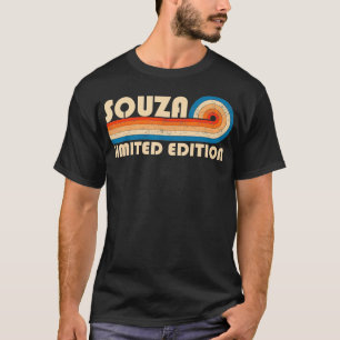 SOUZA Surname Retro Vintage 80s 90:e födelsedagen  T Shirt