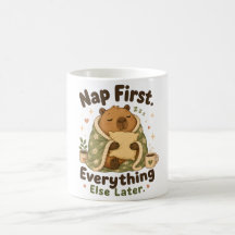 Sov Först Mysig Capybara Kawaii