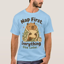 Sov Först Mysig Capybara Kawaii