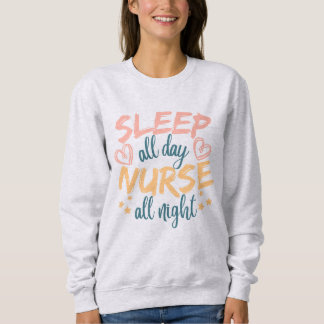 Sov hela dagen sjuksköterska hela natten t shirt