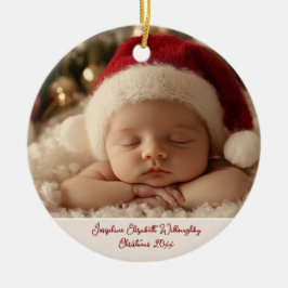 Sov i Himmelsk fred Julgransprydnad Keramik