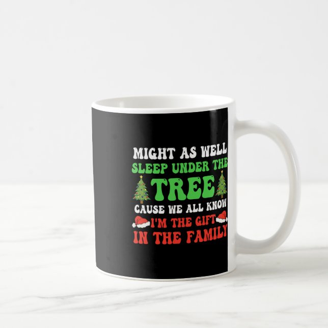 Sov lika gärna under trädet barn jul  kaffemugg (Höger)
