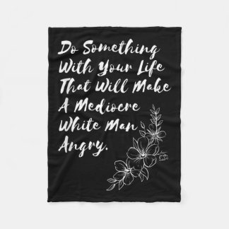 Sov med ditt liv som kan ge en medioker fleecefilt