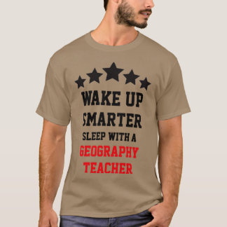 Sov med geografisk lärare t shirt