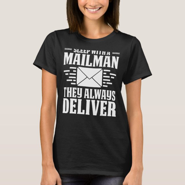 Sov med postarbetare Post Man 5 T Shirt (Framsida)