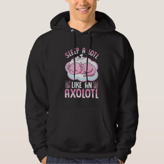 Sov Mycketl Som en Axolotl Hoodie