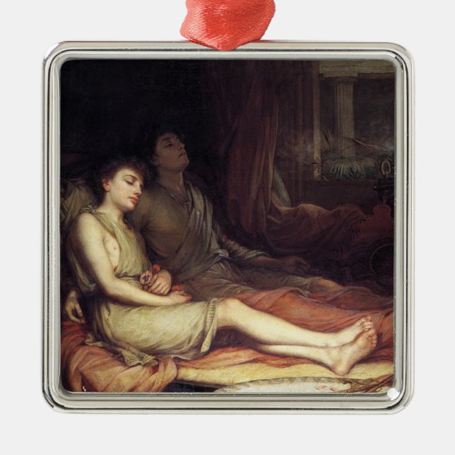 Sov och hans halva brödradöd (Grief) Julgransprydnad Metall (Framsidan)