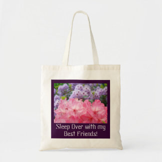 Sov över med mina bästa vänner! Totebags Blommor Tygkasse