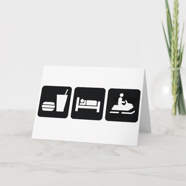 Sov Snowmobil Kort (Framsida)