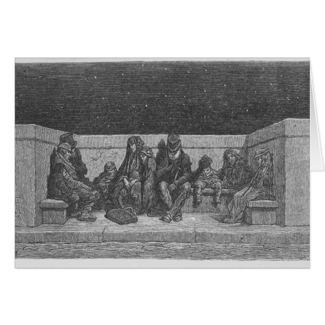 Sov under Stars Hälsningskort (Framsidan Horizontal)