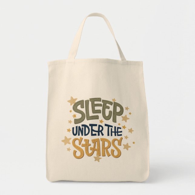 Sov under stjärnor tygkasse (Framsidan)