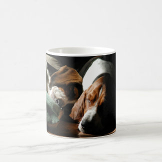 sova bassethundmuggen kaffemugg