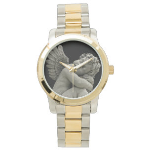 Sova cherubstatyklockan armbandsur