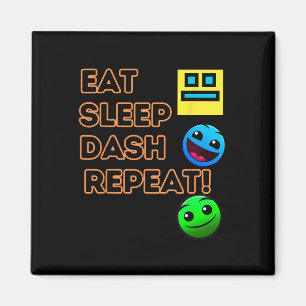 Sova Dash Upprepa TV-spelgeometri Videospejare Magnet