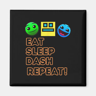 Sova Dash Upprepa TV-spelgeometri Videospelare Magnet