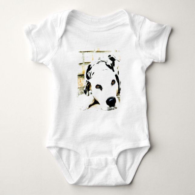 Sova det Dalmatian spädbarn T-shirt (Framsida)