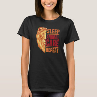 Sova Djurvård Upprepa Djurutbildad Zoouppfödare Z T Shirt