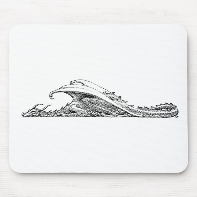 Sova draken Mousepad Musmatta (Framsidan)