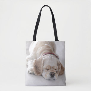 Sova för cockerspanielspanielhund tygkasse