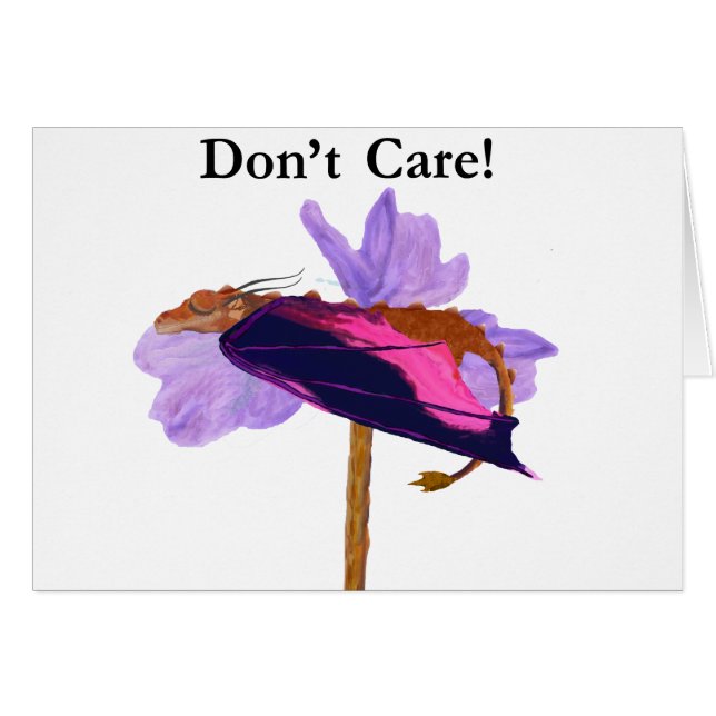 Sova för drake hälsningskort (Framsidan Horizontal)