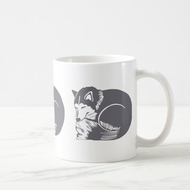 Sova Huskiesmuggen Drinkware Kaffemugg (Höger)