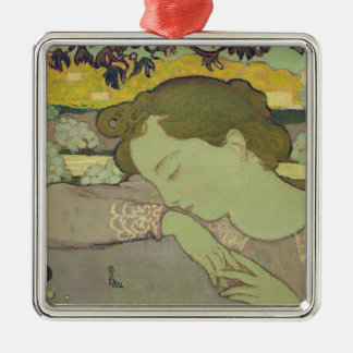 Sova kvinnan, 1892 julgransprydnad metall