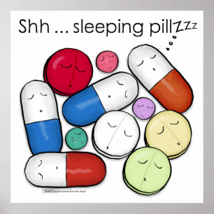 Sova Pills-Läkarbehandlingen Poster