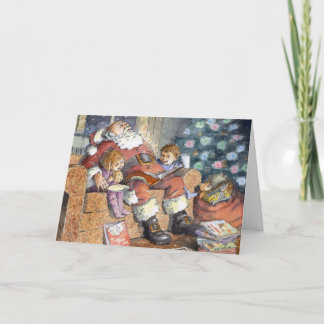 "Sova Santa" julkort Helgkort