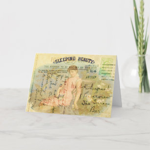 Sova skönhet helgkort