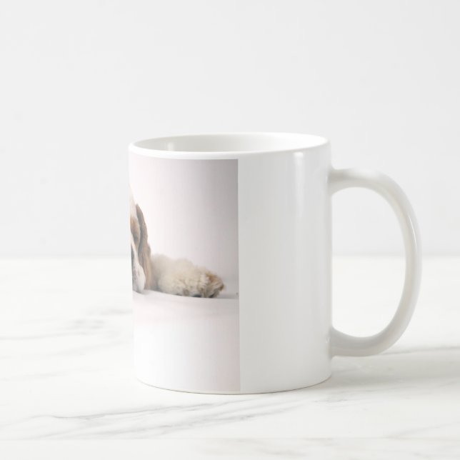 Sova som är rött,/vitcockerspanielSpaniel Kaffemugg (Höger)