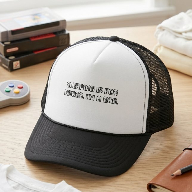 Sovande är för noobs Jag är pappa, Gamer-citat Keps (Skapare uppladdad)