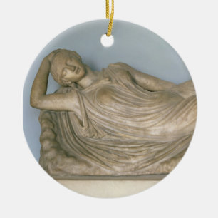 Sovande Ariadne, Hellenistic från Alexandria, 2nd Julgransprydnad Keramik