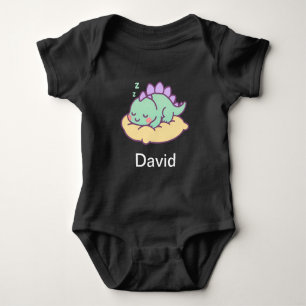 Sovande Baby Dino på kudde T Shirt