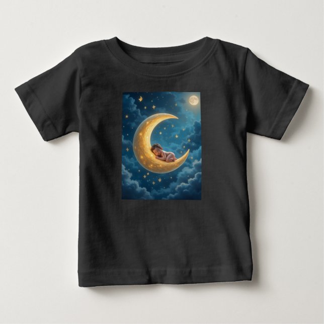 Sovande baby moon T-Shirt (Framsida)