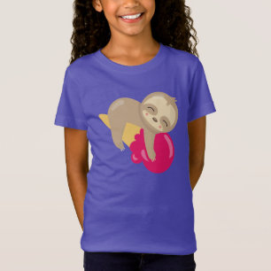 Sovande baby sengångare på glasskon t shirt