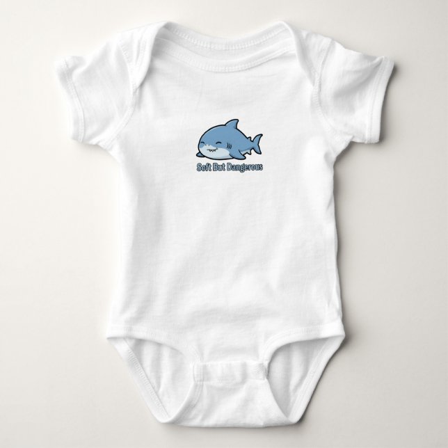 Sovande Babyshark Kläder T Shirt (Framsida)