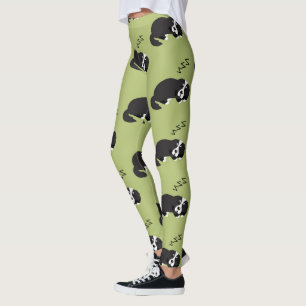 Sovande Berner Sennenhund Djurälskare ZZZ Leggings